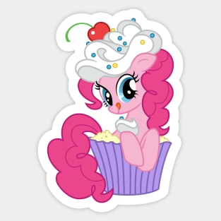 Pinkie Pie in a cupcake Sticker